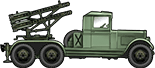 Sideview of BM-8 Katyusha